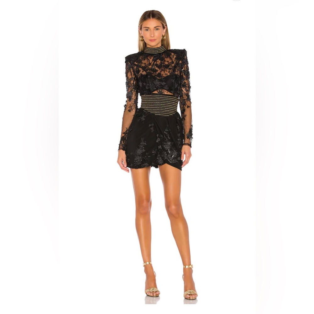Zhivago Mulwala Mini Dress in Black
